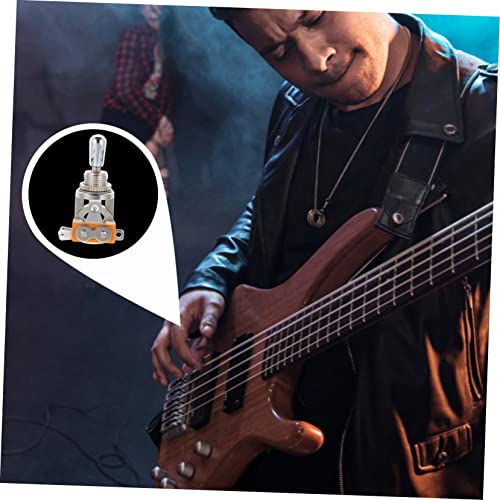 FRCOLOR Wege Gitarren Toggle Switch aus Metall Robuster Pickup Schalter Gitarre Kompakter Rostfreier Tonabnehmer Umschalter für Präzise Klangsteuerung FRCOLOR Wege Gitarren Toggle Switch aus Metall Robuster Pickup Schalter Gitarre Kompakter Rostfreier Tonabnehmer Umschalter für Präzise Klangsteuerung von FRCOLOR