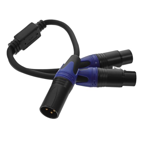 FRCOLOR Xlr Mikrofonkabel Splitter Pin Xlr Stecker Buchsen für Mixer Lautsprecher und Mikrofone Geräuschreduzierend und Interferenzfrei Blau FRCOLOR Xlr Mikrofonkabel Splitter Pin Xlr Stecker Buchsen für Mixer Lautsprecher und Mikrofone Geräuschreduzierend und Interferenzfrei Blau von FRCOLOR