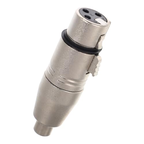 FRCOLOR Xlr zu Rca Adapter Robuster Zinklegierungstecker für Mikrofone Mixer und Audiogeräte Zuverlässige Verbindung Stabile Signalübertragung Vielseitige Anwendung FRCOLOR Xlr zu Rca Adapter Robuster Zinklegierungstecker für Mikrofone Mixer und Audiogeräte Zuverlässige Verbindung Stabile Signalübertragung Vielseitige Anwendung von FRCOLOR