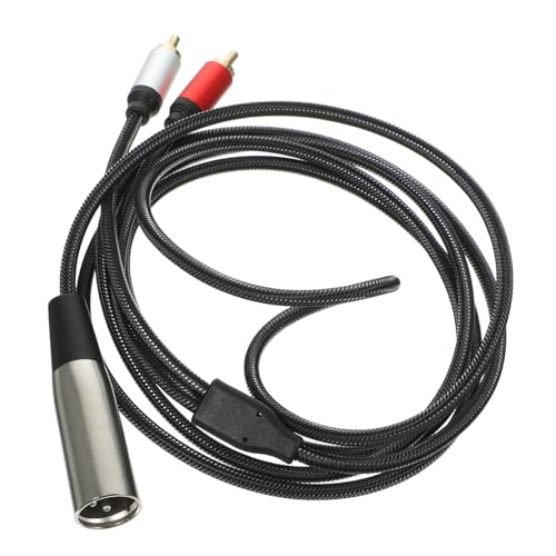 FRCOLOR Xlr zu Rca Audioadapterkabel Langes Flexibles und Langlebiges Mikrofonkabel für Kraftvolle Klangübertragung für Mischpulte und Pa von FRCOLOR