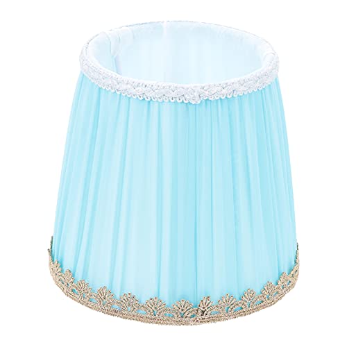 FRCOLOR Zubehör 1stk Lampenschirm Aus Stoff Stoff-stoff-lichtabdeckung Grcor Trommellampenschirm Tischlampe Kronleuchter Lampenschirm Wandleuchtenschirm Stofflampe Antiquität E14 Ornament von FRCOLOR