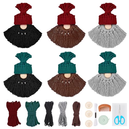 FREEBLOSS 6 Set Weihnachtsbaum Makramee Weihnacht Bastelset Weihnachts Dekoration makramee Weihnachts bastelset Handgemachte Ornamente für Weihnachtsbaum Anfänger FREEBLOSS 6 Set Weihnachtsbaum Makramee Weihnacht Bastelset Weihnachts Dekoration makramee Weihnachts bastelset Handgemachte Ornamente für Weihnachtsbaum Anfänger von FREEBLOSS
