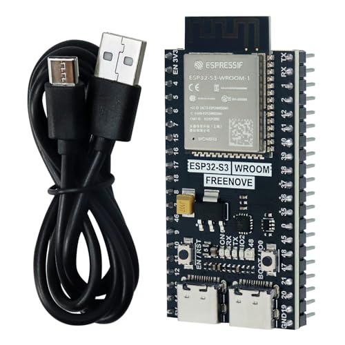 FREENOVE ESP32-S3-WROOM Board Lite, Dual-core 32-bit 240 MHz Microcontroller, Onboard Wireless, Python C Code, Example Projects Tutorial von FREENOVE