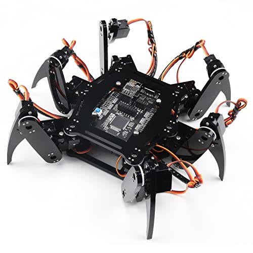 FREENOVE Hexapod Robot Kit (Compatible with Arduino IDE), Walking Crawling Twisting, App Remote Control, Servo STEM Project von FREENOVE