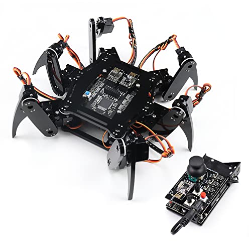 FREENOVE Hexapod Robot Kit with Remote (Compatible with Arduino IDE), Walking Crawling Twisting, App Remote Control, Servo STEM Project von FREENOVE