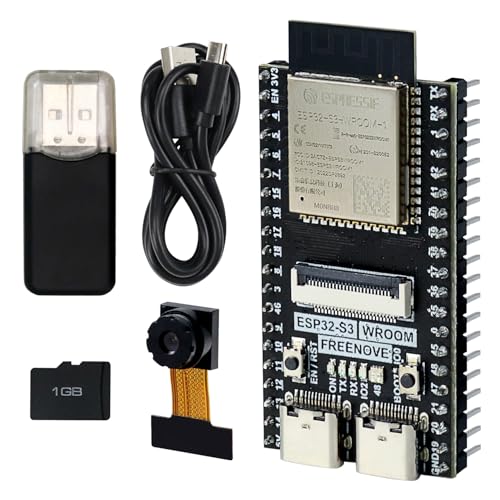 FREENOVE ESP32-S3-WROOM CAM Board, Dual-core 32-bit 240 MHz Microcontroller, Onboard Camera Wireless, Python C Code, Example Projects Tutorial von FREENOVE