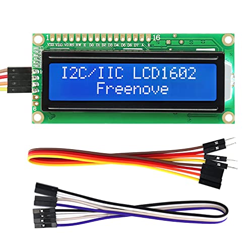FREENOVE I2C IIC LCD 1602 Module, New Type TWI Serial 16x2 Display, Compatible with Arduino Raspberry Pi Pico ESP32 ESP8266 FREENOVE I2C IIC LCD 1602 Module, New Type TWI Serial 16x2 Display, Compatible with Arduino Raspberry Pi Pico ESP32 ESP8266 von FREENOVE