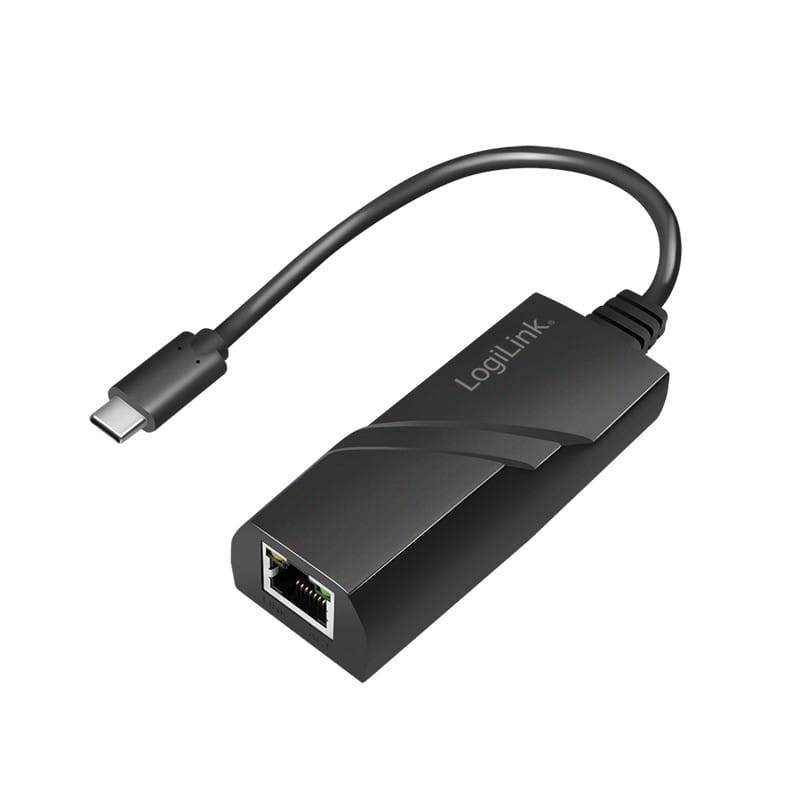 Frei Netzwerkkarte Adapter Gigabit Ethernet Usb Typ C Rj45 1000 M Bit/S Schwarz   B-Ware von FREI
