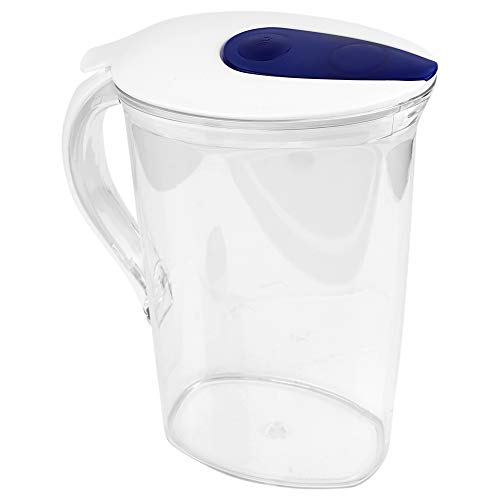 2,1 l Wasserflasche mit großer Kapazität | Leckerer Plastikkrug für heiße und kalte Getränke | Transparenter Wasserbehälter für Zuhause/Büro/Restaurant 2,1 l Wasserflasche mit großer Kapazität | Leckerer Plastikkrug für heiße und kalte Getränke | Transparenter Wasserbehälter für Zuhause/Büro/Restaurant von FRELEAN