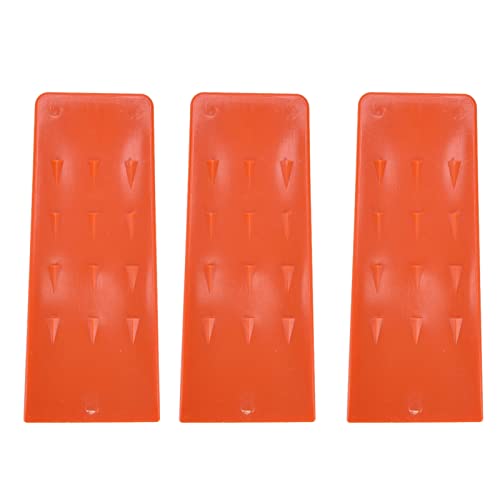 3pcs 8in Felling Keile mit Spikes | Schwere Kunststoff -Protokollierungswerkzeuge für Kettensägen | Baumschneidschnitte für sichere Richtungsfälle/Gartenbäume von FRELEAN