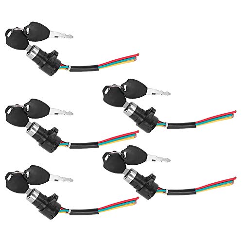 5 Set Electric Mobility Device Supply Lock | On/Off Switch for E - Mobility Device/E - Scooter | High - Current Sturdy Key Switch | 2 Keys per Lock | Long - lasting Plastic 5 Set Electric Mobility Device Supply Lock | On/Off Switch for E - Mobility Device/E - Scooter | High - Current Sturdy Key Switch | 2 Keys per Lock | Long - lasting Plastic von FRELEAN