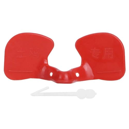 500Pcs Pecking - Deterrent Chicken Glasses | ABS Poultry Blinders for Hens/Roosters/Pheasants | Reduce Pecking & Mortality Rate | Farm Equipment Accessories von FRELEAN