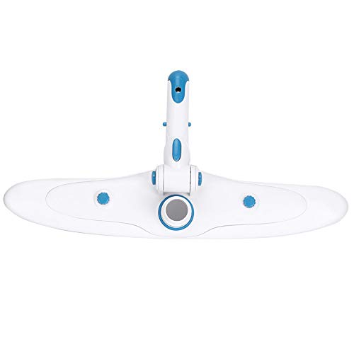 Abnehmbare Pool-Vakuumbürste, verstellbarer Griff für gründliche Wartung, Schwimmbadpflege-Werkzeug/Boden- und Wandschrubber, stabile Nylonfasern, 45 cm, leichtes Design von FRELEAN
