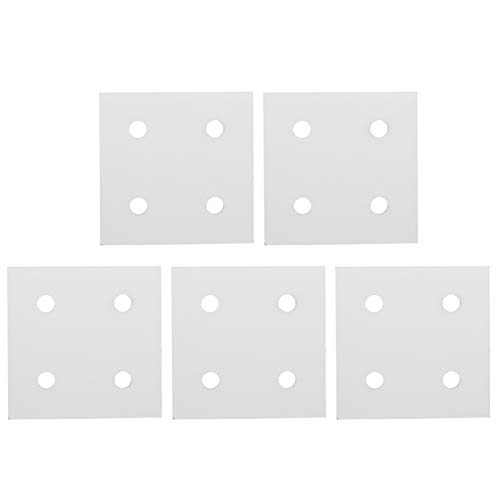 Aluminum Extrusion Profile Connecting Plate | 4 - Hole Vertical Joining Board for 2040/6060 / 8080 Series | 5Pcs Heat & Oxidation Tolerant Brackets (8080) von FRELEAN