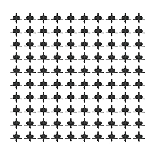 FRELEAN 100pcs 4L Druck kompensierende Tropfemitter | Abnehmbare Bewässerungsdropperdüse für 4/7 Schlauch | Garten- / Gewächshaus- / Farmwässerungssystem | Stabiler und sicherer Kunststoff von FRELEAN