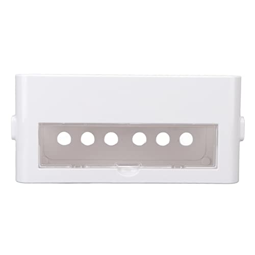 FRELEAN Elektrizitätssocket -Speicherbox | Schutz- und sicherer Drahtorganisator für Zuhause / Büro | Mittelschwere Kunststoffbox passt die meisten Sockelanschlussblöcke | 10.6x4.9x4.3in (White) von FRELEAN
