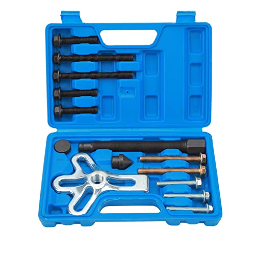FRELEAN Harmonic Balancer Puller Kit 14PCS | Reusable Carbon Steel Steering Wheel Puller Set | High Strength Tool for 2 & 3 Hole Applications/Gears/Pulleys FRELEAN Harmonic Balancer Puller Kit 14PCS | Reusable Carbon Steel Steering Wheel Puller Set | High Strength Tool for 2 & 3 Hole Applications/Gears/Pulleys von FRELEAN