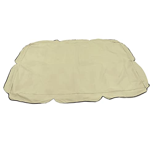 FRELEAN Outdoor Schaukel Baldachin Abdeckung | 210D Silber beschichtetes Oxford-Tuch | Wetterfest & Sonnenschutz Schatten für Gartenschaukel/Terrasse/Hinterhof | 4 verstärkte Gurte, faltbares Design von FRELEAN