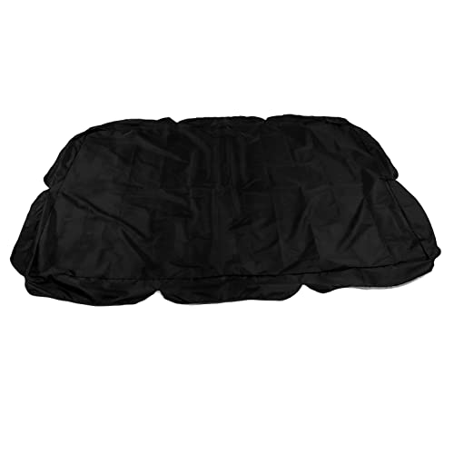 FRELEAN Outdoor Schaukel Baldachin Abdeckung | 210D Silber beschichtetes Oxford-Tuch | Wetterfest & Sonnenschutz Schatten für Gartenschaukel/Terrasse/Hinterhof | 4 verstärkte Gurte, faltbares Design von FRELEAN