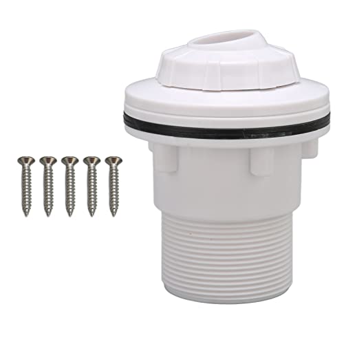 FRELEAN Swimming Pool Jet Nozzles G2A Thread | Massage Jet Nozzle for Pools/Spas/Hot Tubs | ABS + PVC Sturdy Material | 9x9x11cm with 50mm Interface von FRELEAN