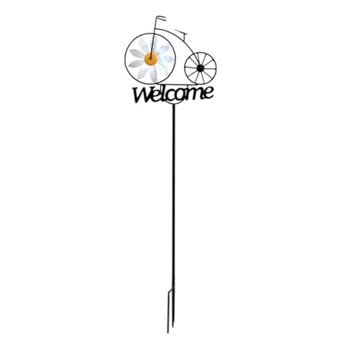 Garden Windmill Stake | Rustic Iron Sunflower Design | Outdoor Decor for Patio/Lawn/Backyard | Dynamic Welcome Yard Sign Garden Windmill Stake | Rustic Iron Sunflower Design | Outdoor Decor for Patio/Lawn/Backyard | Dynamic Welcome Yard Sign von FRELEAN