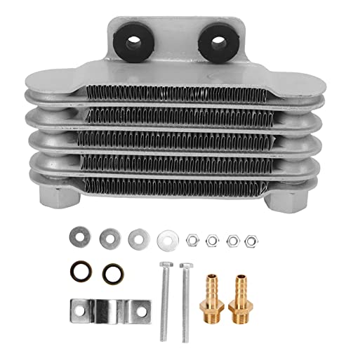 Motorcycle Oil Cooler Radiator for 50-250CC Off - Road Motorcycle/ATV | Aluminum Motor Oil Cooler with Adapters | Direct Fit Replacement for Improved Cooling Performance Motorcycle Oil Cooler Radiator for 50-250CC Off - Road Motorcycle/ATV | Aluminum Motor Oil Cooler with Adapters | Direct Fit Replacement for Improved Cooling Performance von FRELEAN