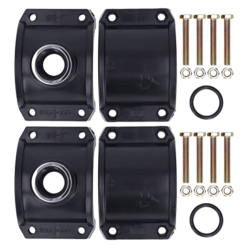 Pipe Saddle Tee Kit 2 Set | 3.0Mpa Pressure Plastic Pipe Fittings for Gardening/Irrigation/Water Diversion | G1 Female Thread, 3.5in OD Tubing Pipe Saddle Tee Kit 2 Set | 3.0Mpa Pressure Plastic Pipe Fittings for Gardening/Irrigation/Water Diversion | G1 Female Thread, 3.5in OD Tubing von FRELEAN