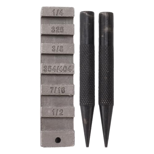 Pocket Chain Breaker Tool Set | Steel Chain Saw Repair Kit for 1 / 4in / 3 / 8in / 325in / 354in / 404in Chains | Portable & Sturdy Saw Mending Tool with 2 Rivets von FRELEAN