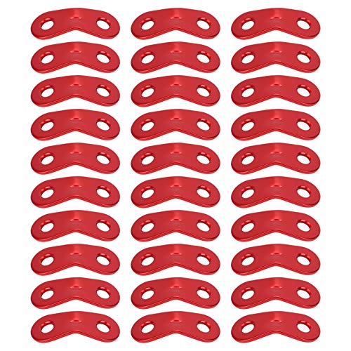 Rope Buckles 30pcs | 2 - Hole Guyline Adjusters for Tent/Awning/Camping | Aluminum Alloy Parachute Cord Tensioners, Lightweight & Sturdy Rope Buckles 30pcs | 2 - Hole Guyline Adjusters for Tent/Awning/Camping | Aluminum Alloy Parachute Cord Tensioners, Lightweight & Sturdy von FRELEAN