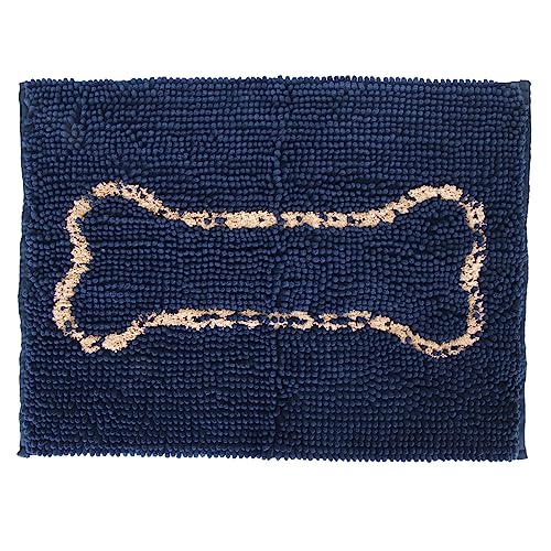 Secure Dog Feeding Mat | Highly Absorbent Chenille Pet Mat for Food & Water Bowls | Super Soft Comfortable Floor Mat for Dogs/Puppies/Cats | 18x24 Inches, Simple to Maintain Secure Dog Feeding Mat | Highly Absorbent Chenille Pet Mat for Food & Water Bowls | Super Soft Comfortable Floor Mat for Dogs/Puppies/Cats | 18x24 Inches, Simple to Maintain von FRELEAN