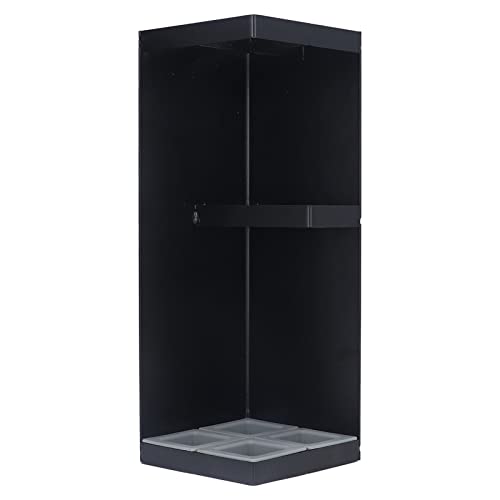Umbrella Stand for Home & Hotel Lobby | Sturdy Iron Base Holds 4 Umbrellas | Removable Drip Tray for Full Size/Folding Umbrellas | Secure & Sturdy Design (Black) von FRELEAN