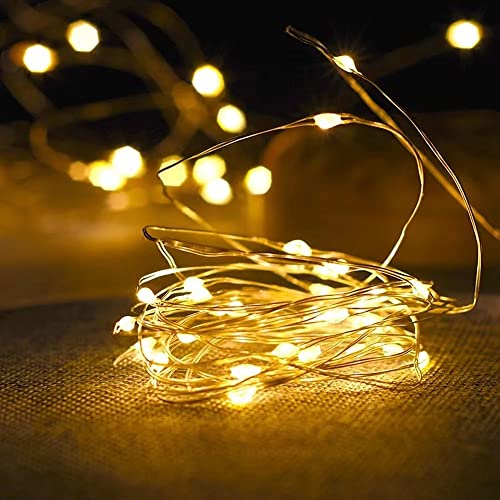 FREMON Lichterkette, Weihnachtsbeleuchtung mit 8 Beleuchtungsmodi, Wasserdichte Lichterkette Innen und Außen, LED Lichterkette Draht für Zimmer Deko, Party, Weihnachten, Ostern,Hochzeit, Garten(5M) von FREMON