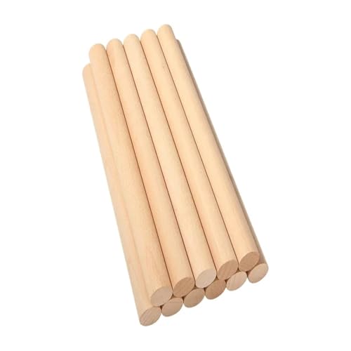 Bastel Holzstäbchen 100 Stück 20 cm unbehandelte vorgeschnittene Holzstäbe Dübel for Bastel- und Heimwerkerprojekte von FREOJGU