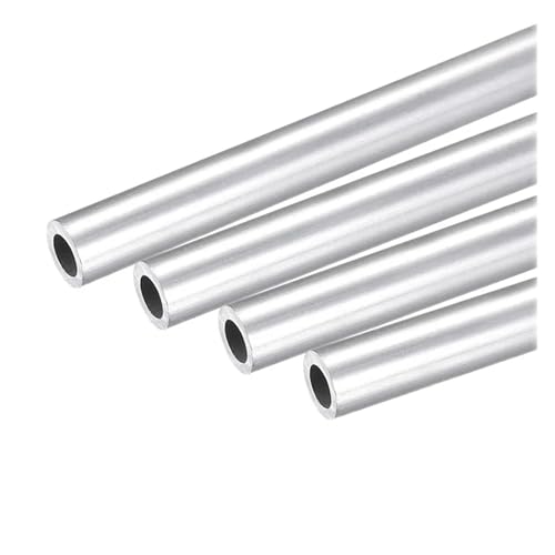 Edelstahlrohre 6061 Aluminiumrohr, Länge 250 mm/500 mm, Außendurchmesser 5–20, Innendurchmesser 2–16, gerades rundes Aluminiumlegierungsrohr(250mm,OD 17 x ID 13.0mm) von FREOJGU