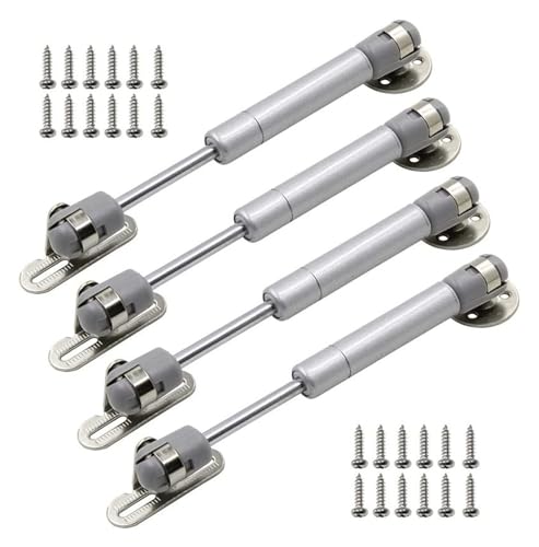 FREOJGU Schranktürscharniere 2/4 Stücke Möbelscharnier Küchenschrank Türlift Pneumatische Unterstützung 20-200N Hydraulikgas for Holzmöbelbeschläge(4Pcs 60N) von FREOJGU
