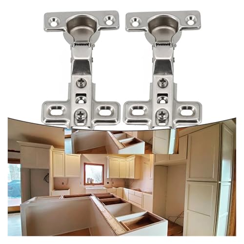 FREOJGU Schranktürscharniere 25 mm perforiertes kleines Scharnier, Schranktürpuffer, Flugzeugscharnier, Rohrscharnier(1) von FREOJGU