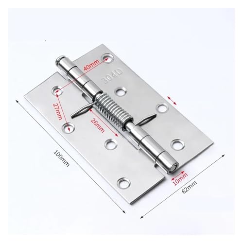 FREOJGU Schranktürscharniere Türscharniere, Kreuzscharnier, automatischer Rückprall, Schrank, Fenster, Schmuckschatulle mit Feder, Möbel-Reparatur-Hardware(100mm-1pcs) von FREOJGU