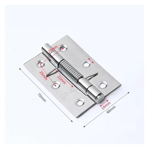 FREOJGU Schranktürscharniere Türscharniere, Kreuzscharnier, automatischer Rückprall, Schrank, Fenster, Schmuckschatulle mit Feder, Möbel-Reparatur-Hardware(70mm-1pcs) von FREOJGU