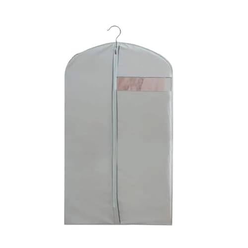 Kleiderhüllen Kleidung Staub Tasche Wasserdicht Schwarz Grau Hängende Lagerung Kleidungsstück Abdeckung Schrank Organizer(-Grey-60x100cm) von FREOJGU