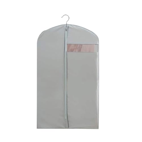 Kleiderhüllen Kleidung Staub Tasche Wasserdicht Schwarz Grau Hängende Lagerung Kleidungsstück Abdeckung Schrank Organizer(-Grey-60x150cm) von FREOJGU