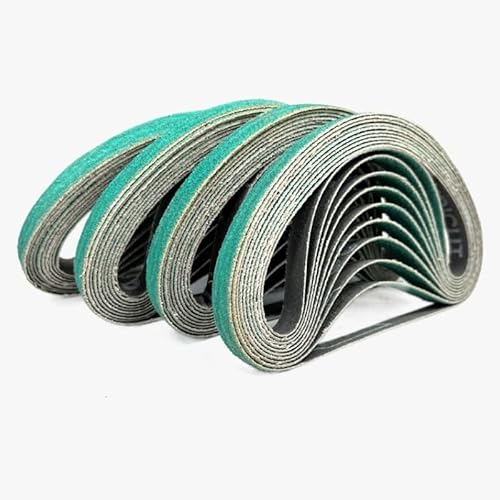 Schleifband 10 Stück X 330 Mm 3/8 13 Zoll 330mm Schleifbandgröße Körnung 40/60/80/120 For Metallband-Schleifwerkzeug(80) von FREOJGU