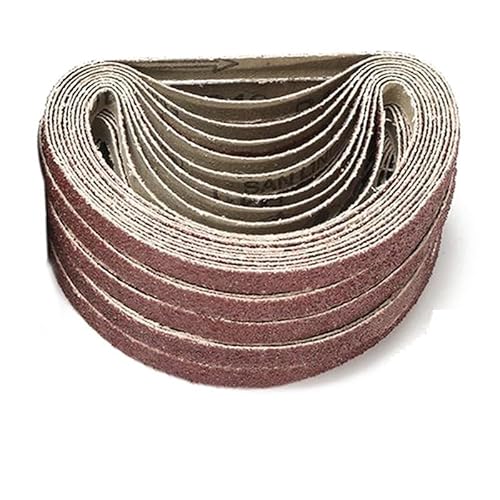 Schleifband 50 Teile/satz 13 * 457 MM Schleifbänder 40-800 Körnung Schleifpapier Schleifband for Sander Holz Metall Schleifen Polieren(80 120 240 320 400) von FREOJGU