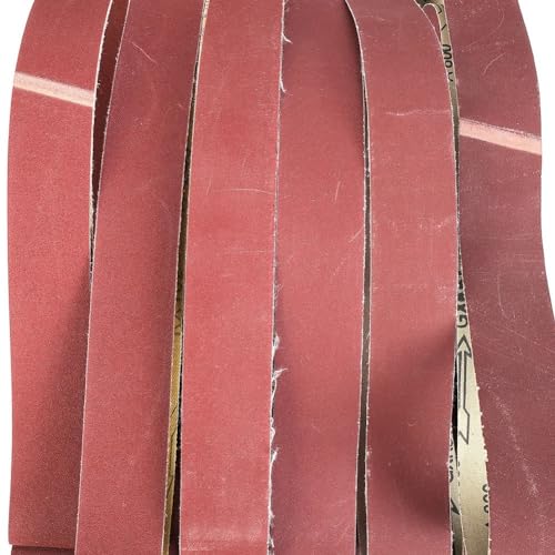 Schleifband 6 Stück/Set Schleifband mit feiner Körnung, Schleifpapier, 5 x 182 cm, for reibungslosen Lauf von FREOJGU