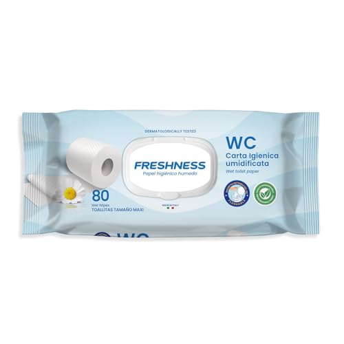 FRESHNESS Toilettenpapier, Toilettenpapier, 80 Stück Handtuch, Mehrfarbig, 80 Stück von FRESHNESS