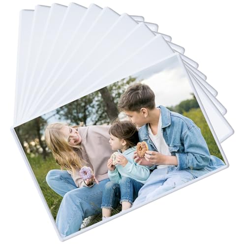 FRETONBA 10 Stück Magnet Bilderrahmen, 16,5 x 11,5 cm Fotomagnete Selbst Gestalten, Kühlschrankmagnete Fototaschen für Fotos Postkarten, Weiß FRETONBA 10 Stück Magnet Bilderrahmen, 16,5 x 11,5 cm Fotomagnete Selbst Gestalten, Kühlschrankmagnete Fototaschen für Fotos Postkarten, Weiß von FRETONBA