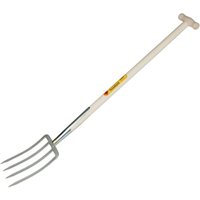 Freund Victoria - Spatengabel Standard 85 cm Kompostgabel Forke Mulchgabel silber von FREUND VICTORIA