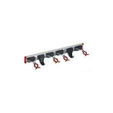Freund Gerätehalter Set 68120 0,5 m Alu-Führungsschiene mit 4 Gerätehaltern und 2 Kunststoffhaken von FREUND