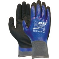 Freund - Handschuh M-Safe 14-650,Nitril, Gr.10, vollbeschichtet von FREUND