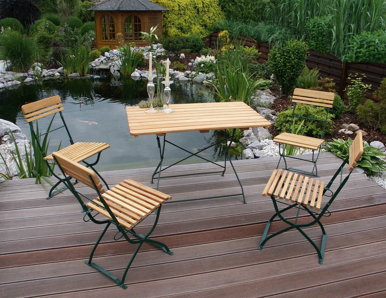 Biergarten Garnitur MÜNCHEN 5-teilig, von FRG