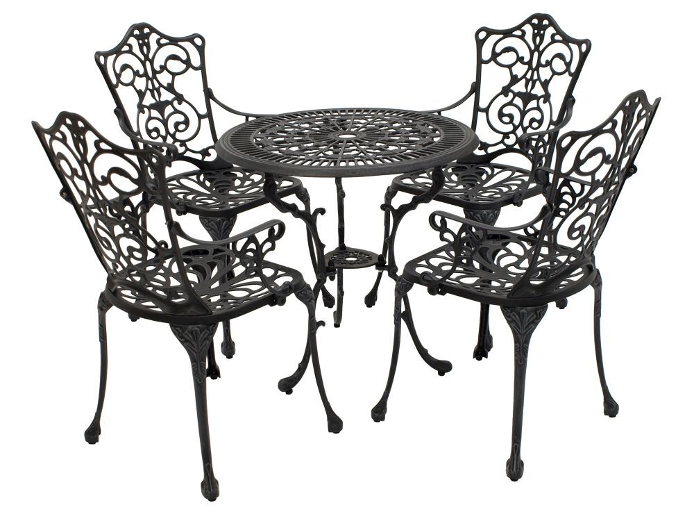 Bistroset Jugendstil, Aluguss von FRG